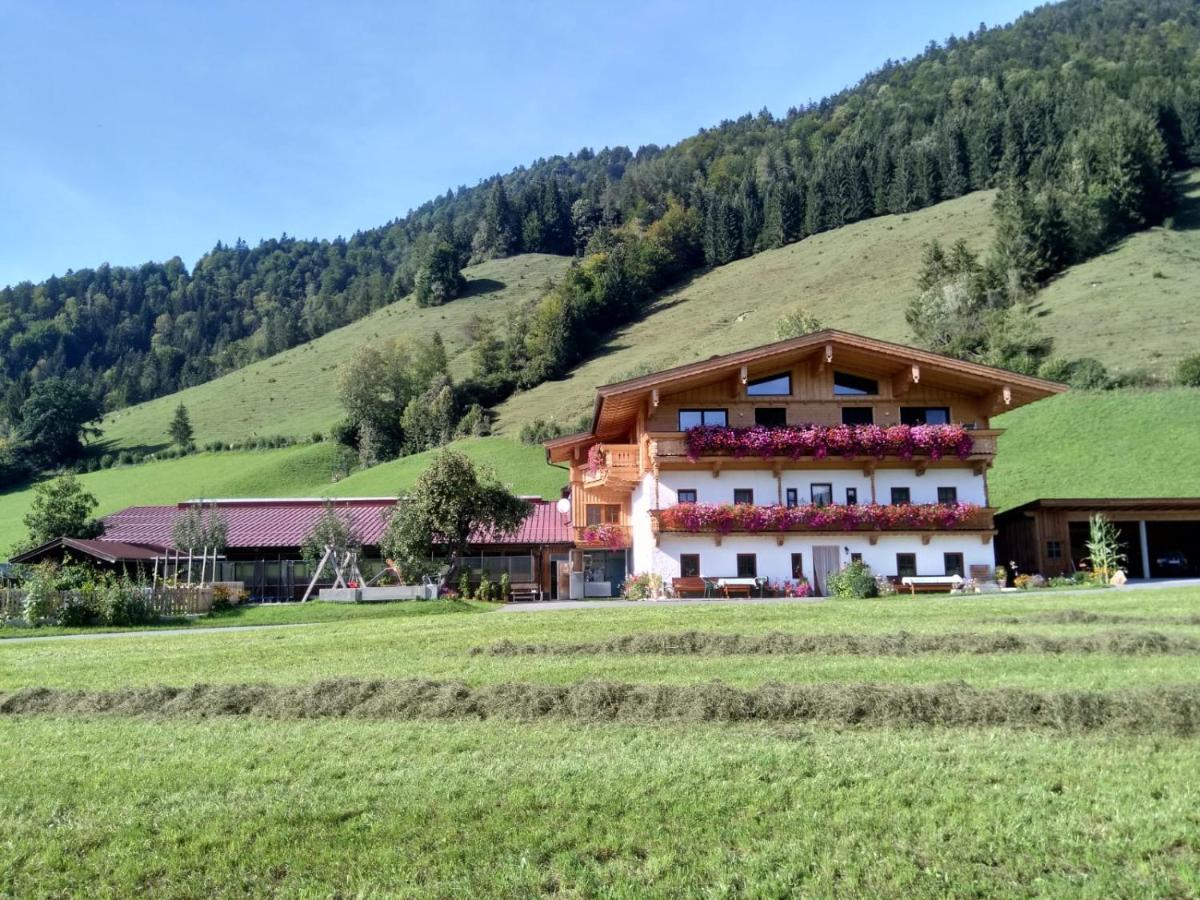Bio- Bauernhof Obermaurach Lejlighed Walchsee Eksteriør billede